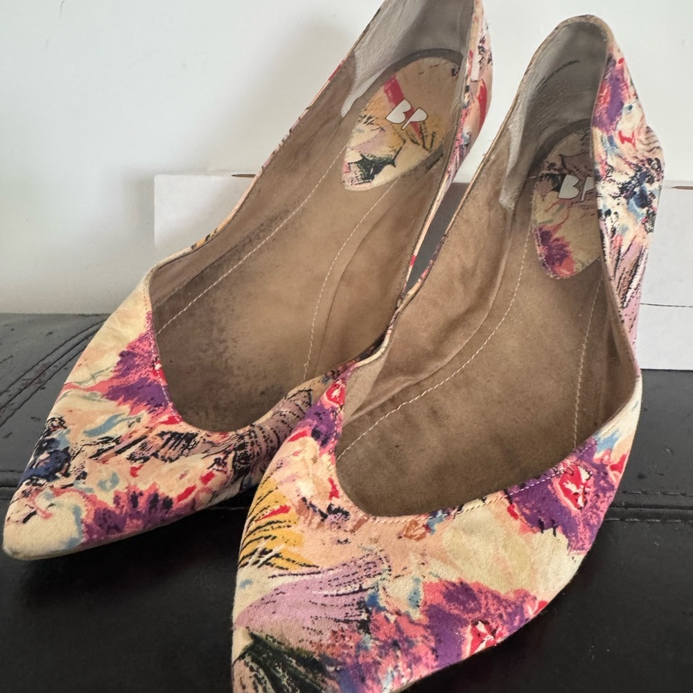 Nordstrom Multicolor Floral Flats